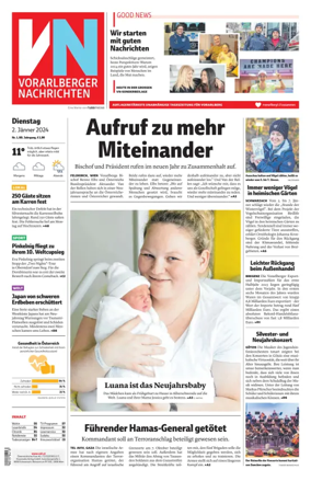 Cover of Vorarlberger Nachrichten