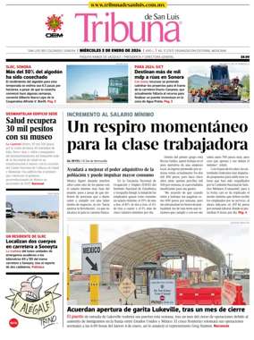 Cover of Tribuna de San Luis