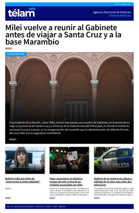 Cover of Telam - Noticias