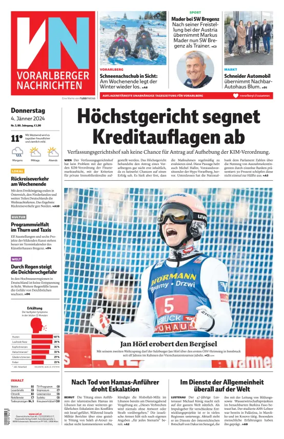 Cover of Vorarlberger Nachrichten
