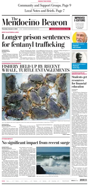 Cover of The Mendocino Beacon