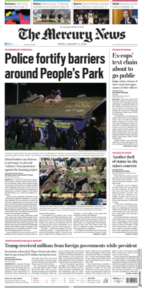 Cover of The Mercury News Weekend