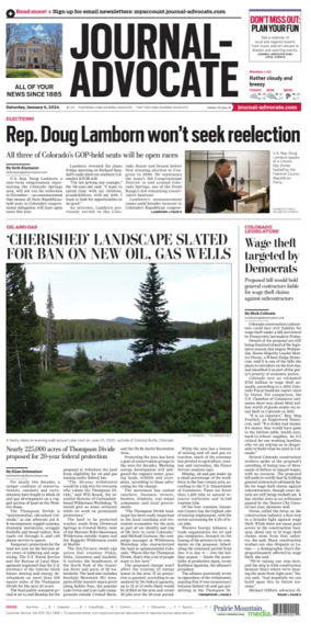 Cover of Journal-Advocate (Sterling)