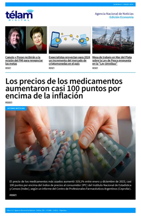 Cover of Telam - Negocios