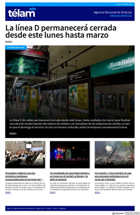 Cover of Telam - Noticias