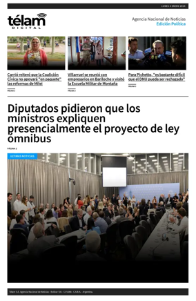 Cover of Telam - Politica