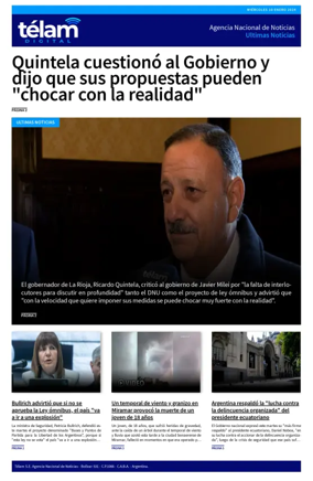 Cover of Telam - Noticias