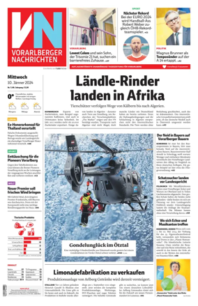 Cover of Vorarlberger Nachrichten