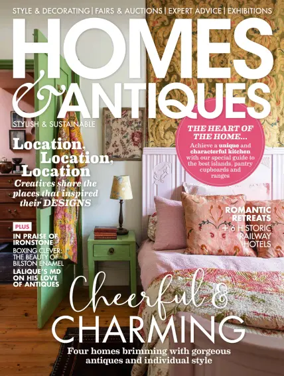 Cover of Homes and Antiques Magazine