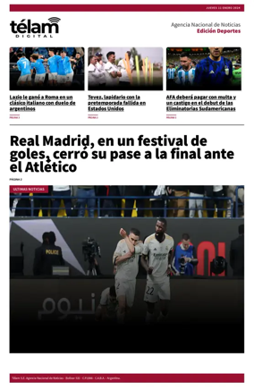 Cover of Télam - Deportes