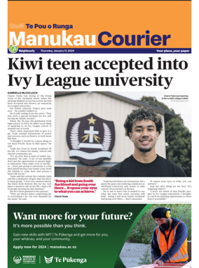 Cover of Manukau Courier