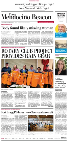 Cover of The Mendocino Beacon