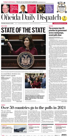 Cover of The Oneida Daily Dispatch (Oneida, NY)