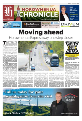Cover of Horowhenua Chronicle