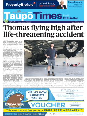 Cover of Taupo Times