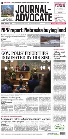 Cover of Journal-Advocate (Sterling)