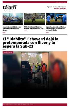 Cover of Télam - Deportes