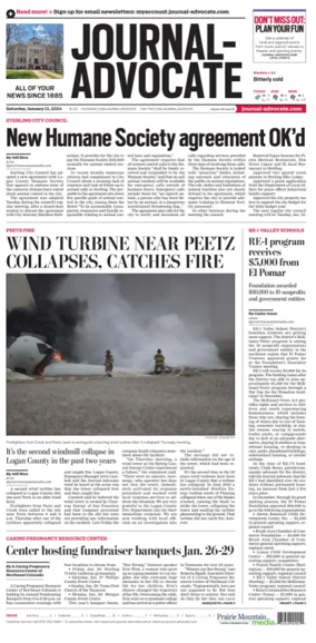 Cover of Journal-Advocate (Sterling)