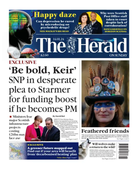 Cover of Sunday Herald