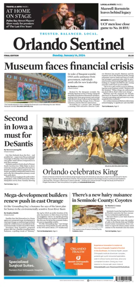 Cover of Orlando Sentinel (Sunday)