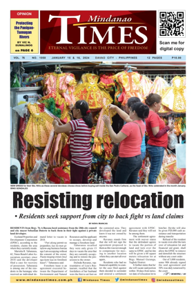 Cover of Mindanao Times