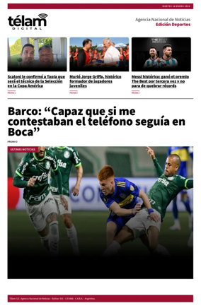 Cover of Télam - Deportes