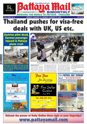 Cover of Pattaya Mail