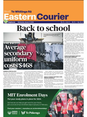 Cover of Eastern Courier