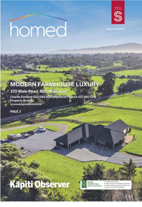 Cover of Homed Kapiti Observer