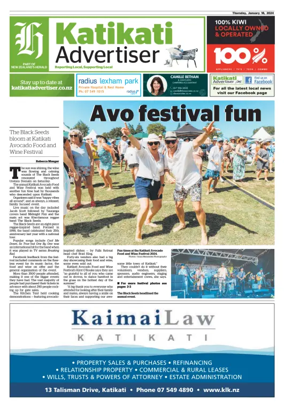 Cover of Katikati Advertiser