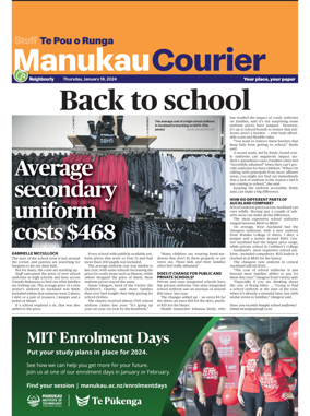 Cover of Manukau Courier