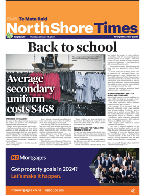 Cover of North Shore Times