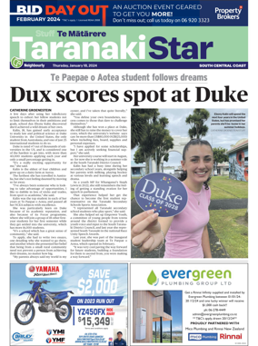 Cover of South Taranaki Star