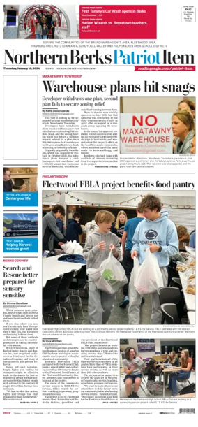 Cover of The Kutztown Area Patriot