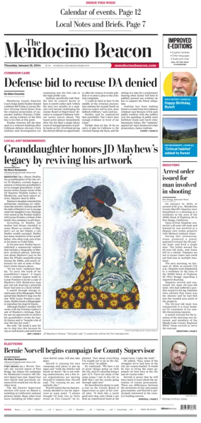 Cover of The Mendocino Beacon