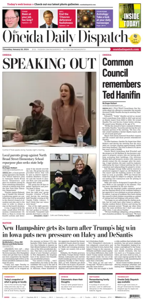 Cover of The Oneida Daily Dispatch (Oneida, NY)