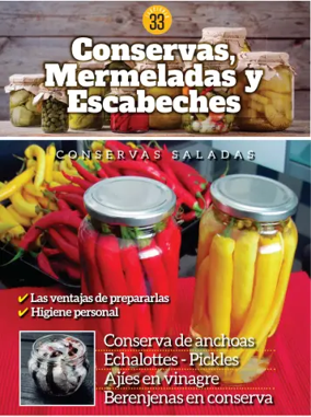 Cover of Conservas mermeladas y escabeches