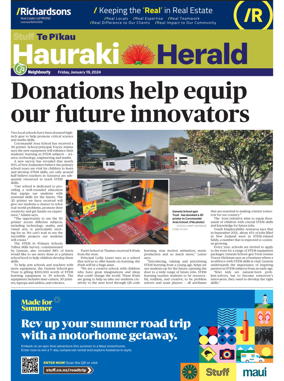 Cover of Hauraki Herald