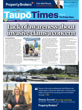 Cover of Taupo Times