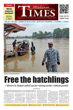 Cover of Mindanao Times