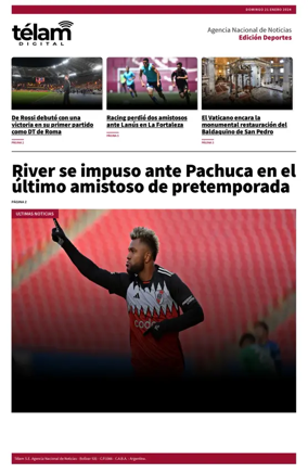 Cover of Télam - Deportes