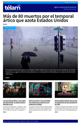 Cover of Telam - Noticias