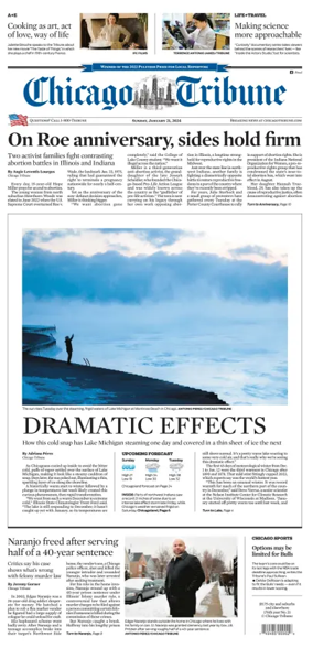 Cover of Chicago Tribune (Sunday)