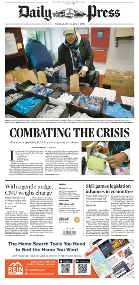 Cover of Daily Press (Sunday)