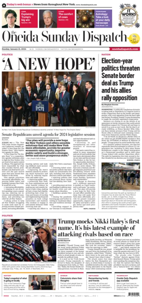 Cover of The Oneida Daily Dispatch (Oneida, NY)