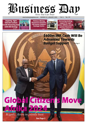 Cover of Business Day (Ghana)
