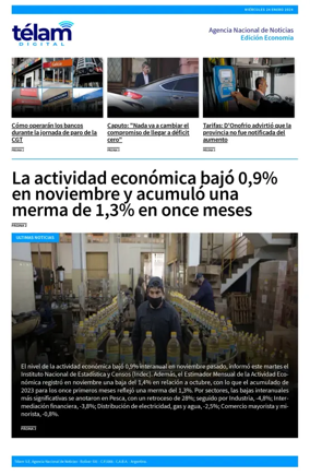 Cover of Telam - Negocios