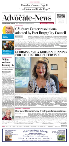 Cover of Fort Bragg Advocate-News