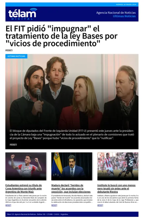 Cover of Telam - Noticias