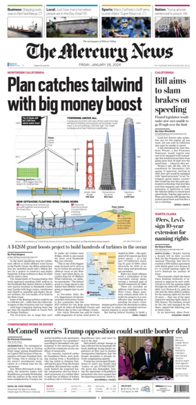 Cover of The Mercury News Weekend